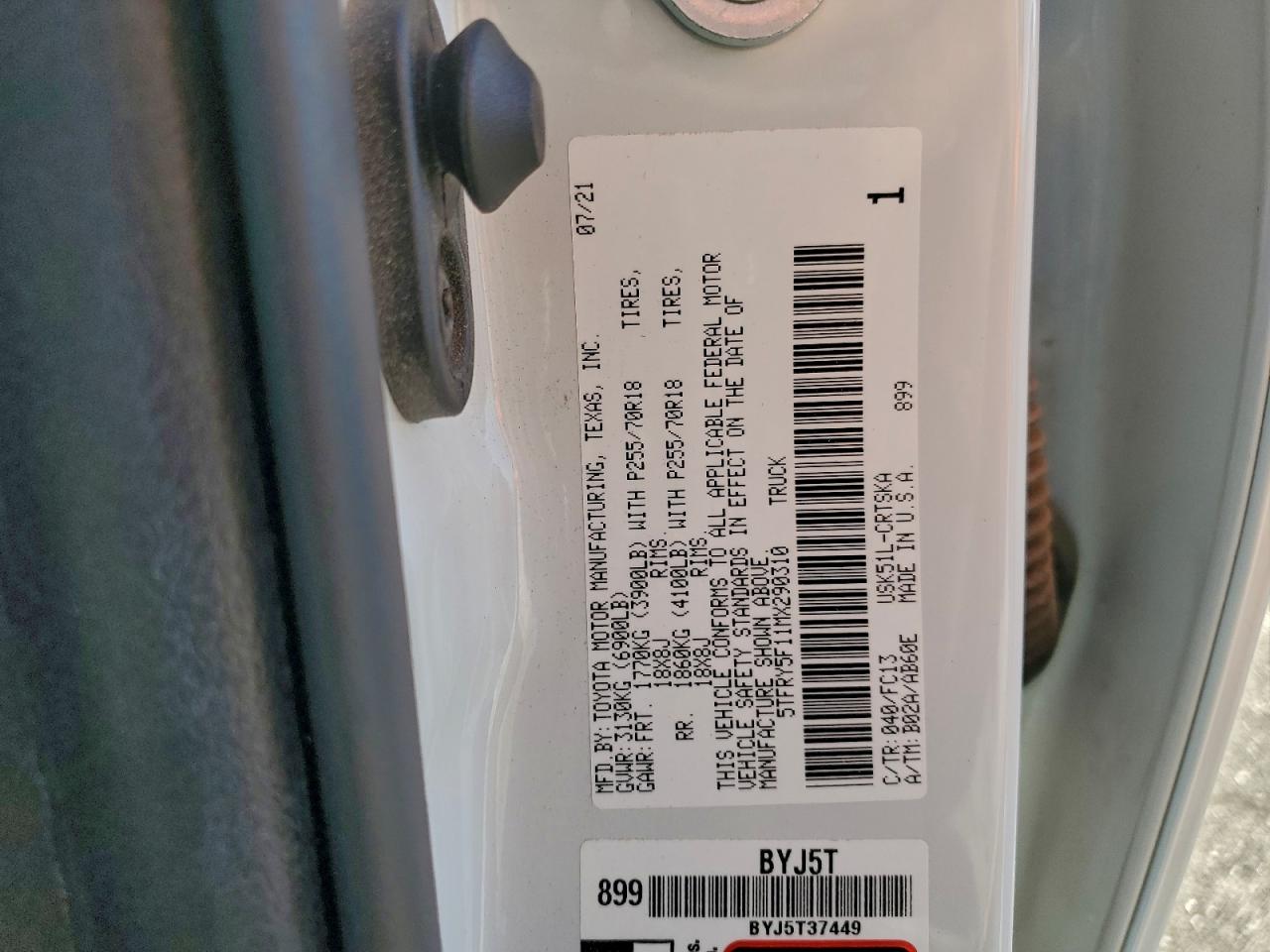 TOYOTA TUNDRA DOUBLE CAB SR