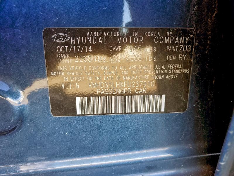 2015 HYUNDAI ELANTRA GT #3301876442