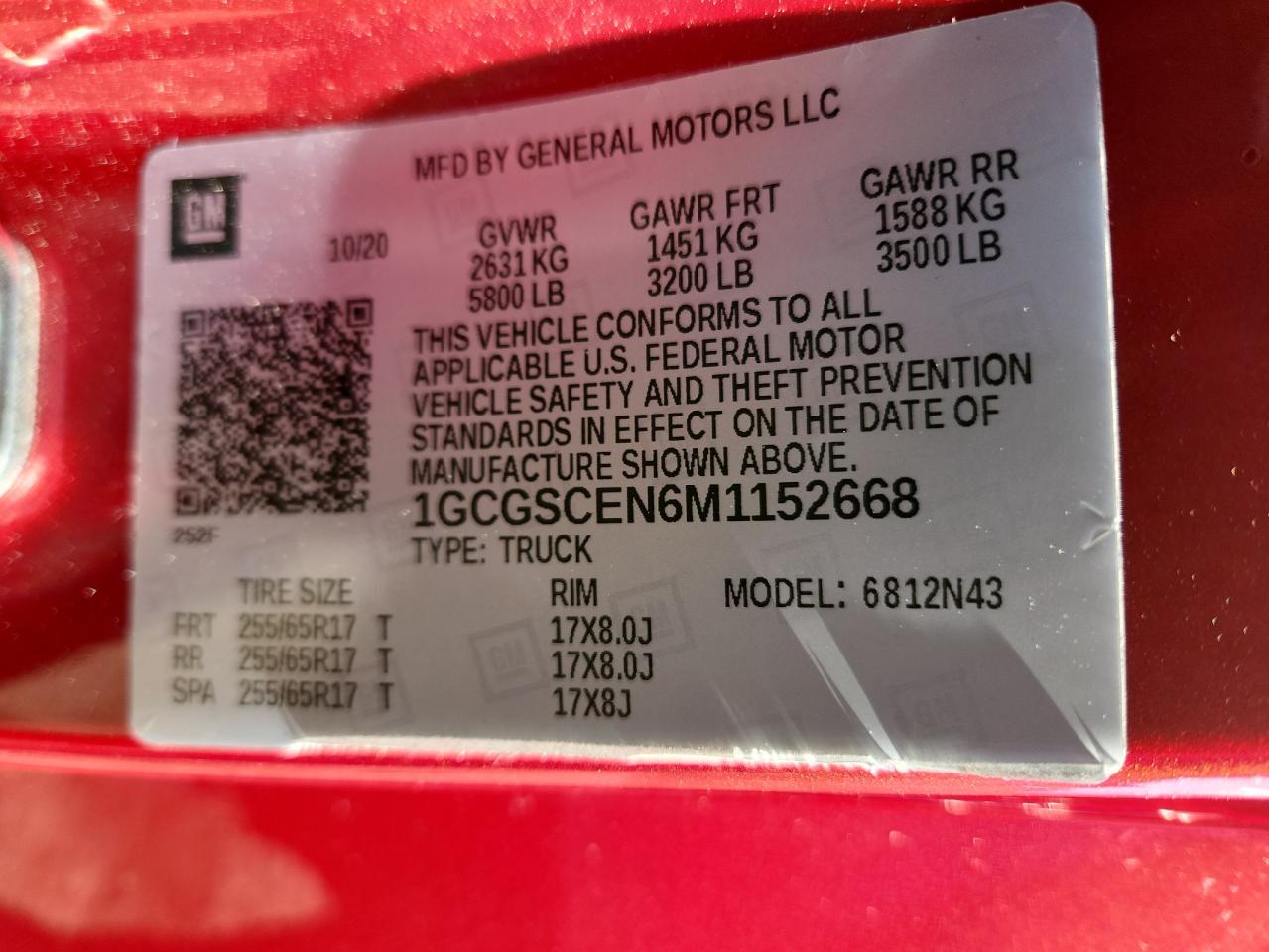 CHEVROLET COLORADO LT