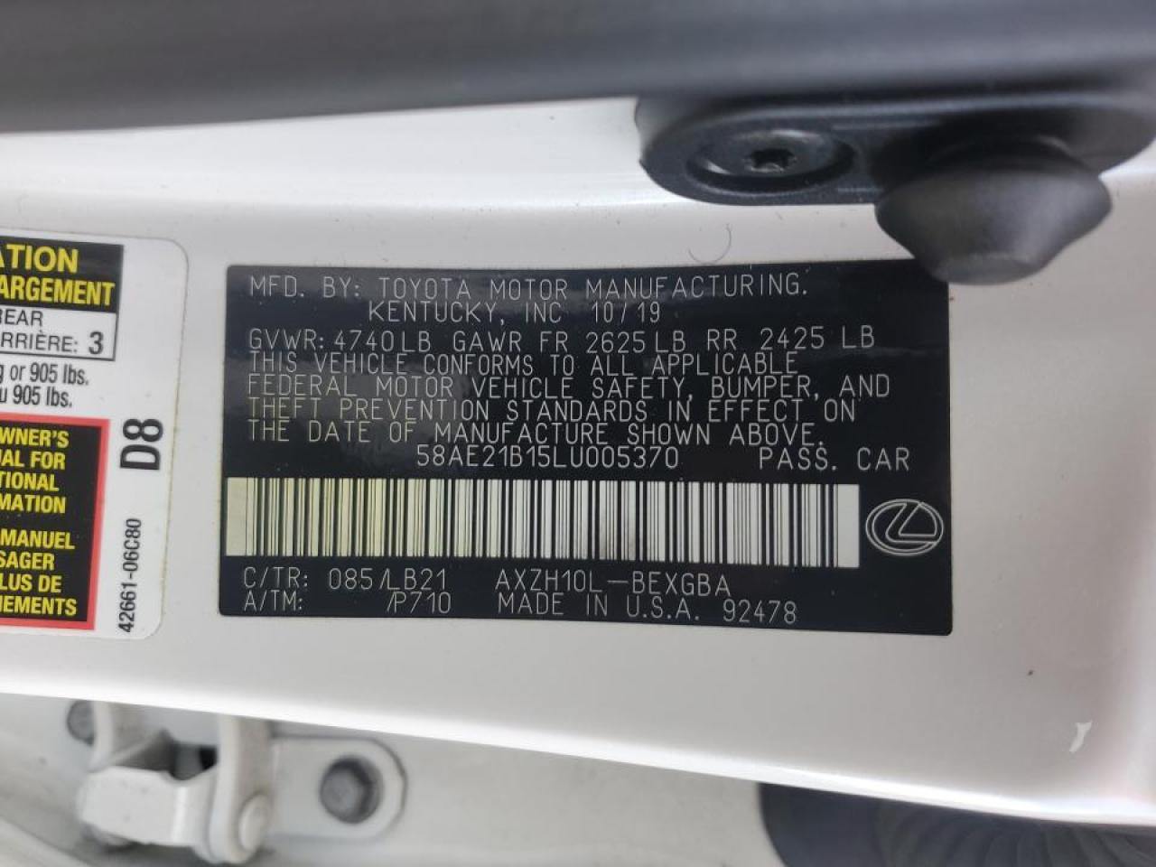 LEXUS ES 300H LUXURY