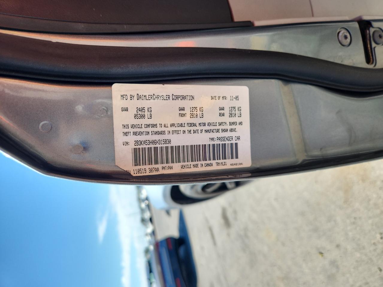 Lot #3286544158 2006 DODGE CHARGER