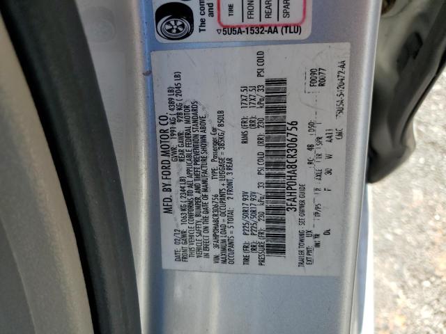 2012 FORD FUSION SE #3285777655