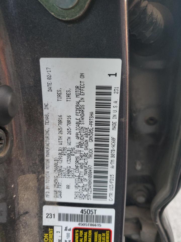 TOYOTA TACOMA DOUBLE CAB