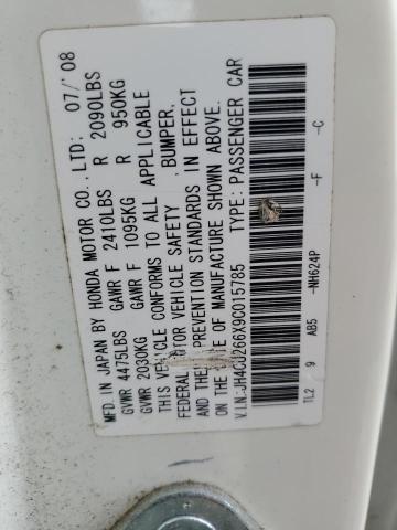 2009 ACURA TSX #3285627274