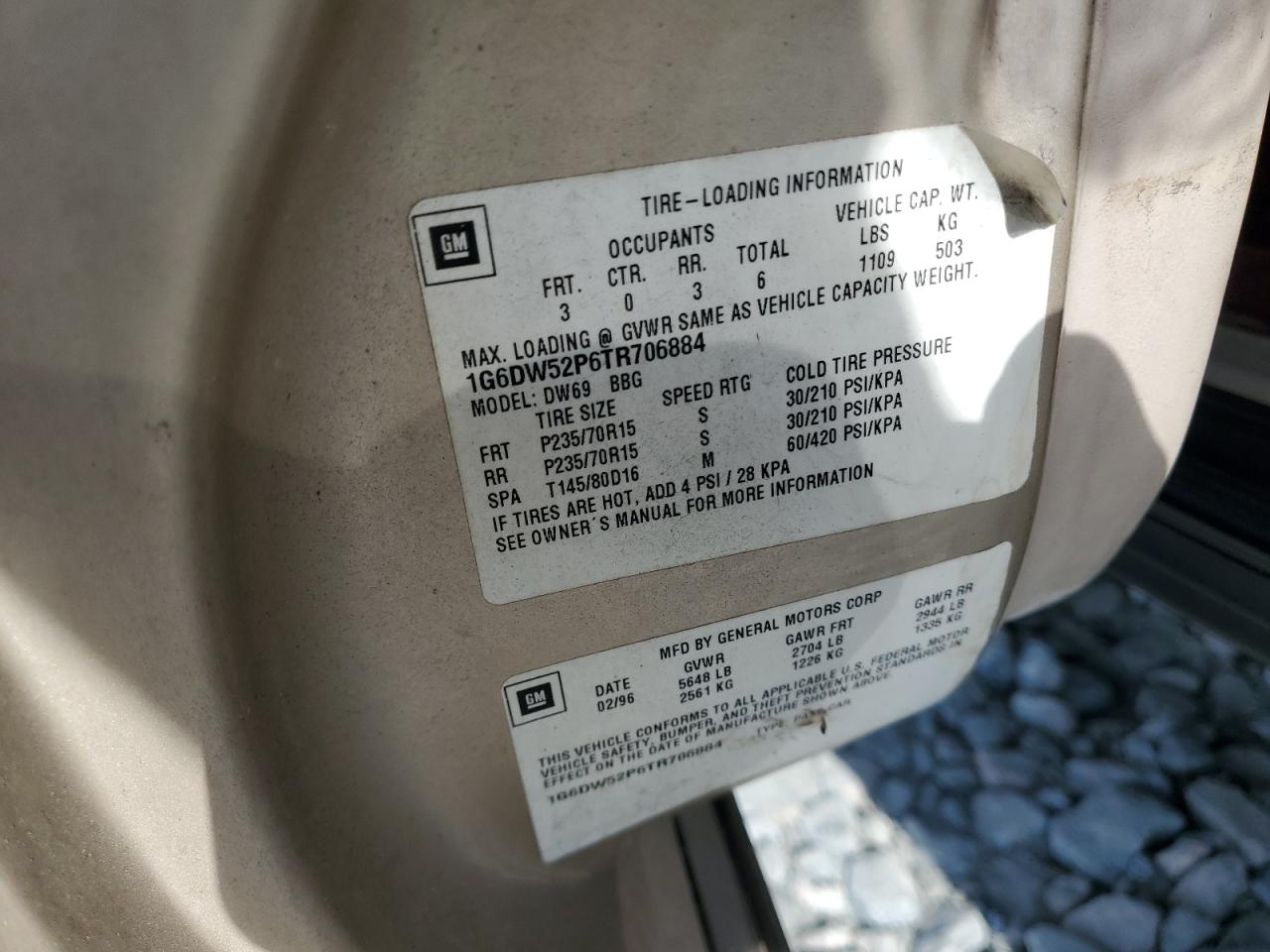 Lot #3296993852 1996 CADILLAC FLEETWOOD