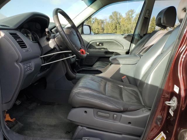 2007 HONDA PILOT EXL #3292285267