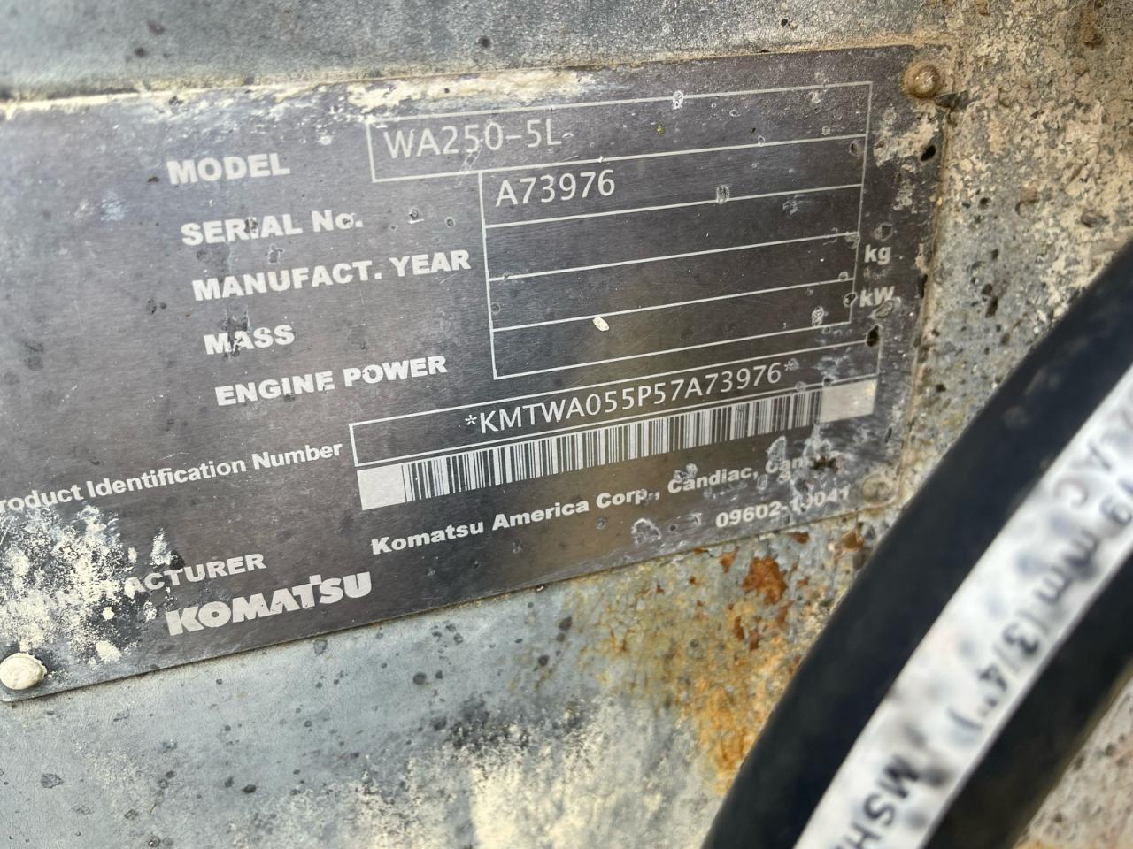Lot #3311529242 2006 KOMATSU WA250