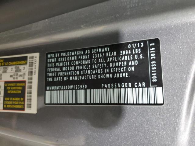 2013 VOLKSWAGEN GOLF #3285794654