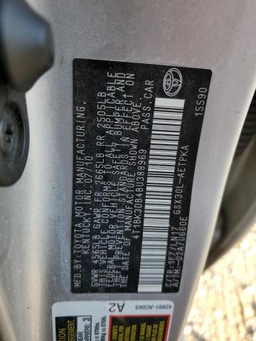 2011 TOYOTA AVALON BAS #3292454706