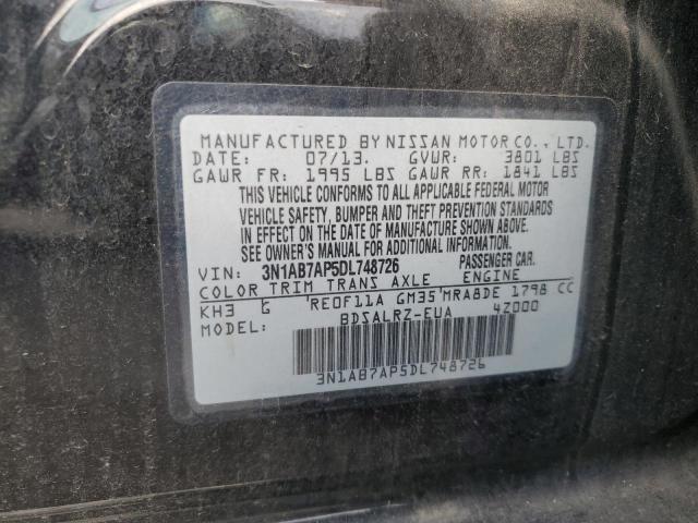 2013 NISSAN SENTRA S #3287586010