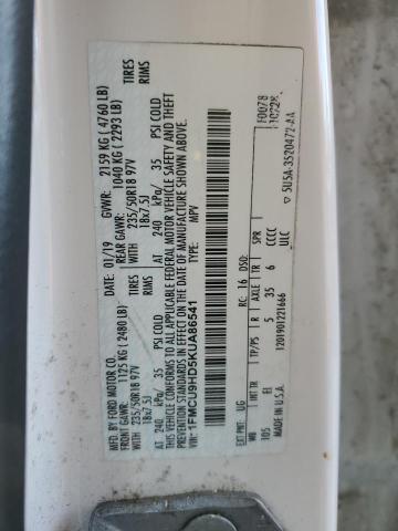 2019 FORD ESCAPE SEL #3304518471