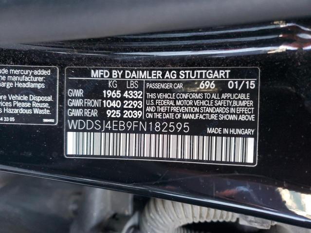 2015 MERCEDES-BENZ CLA 250 - WDDSJ4EB9FN182595