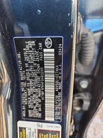 2015 TOYOTA CAMRY LE #3282531896