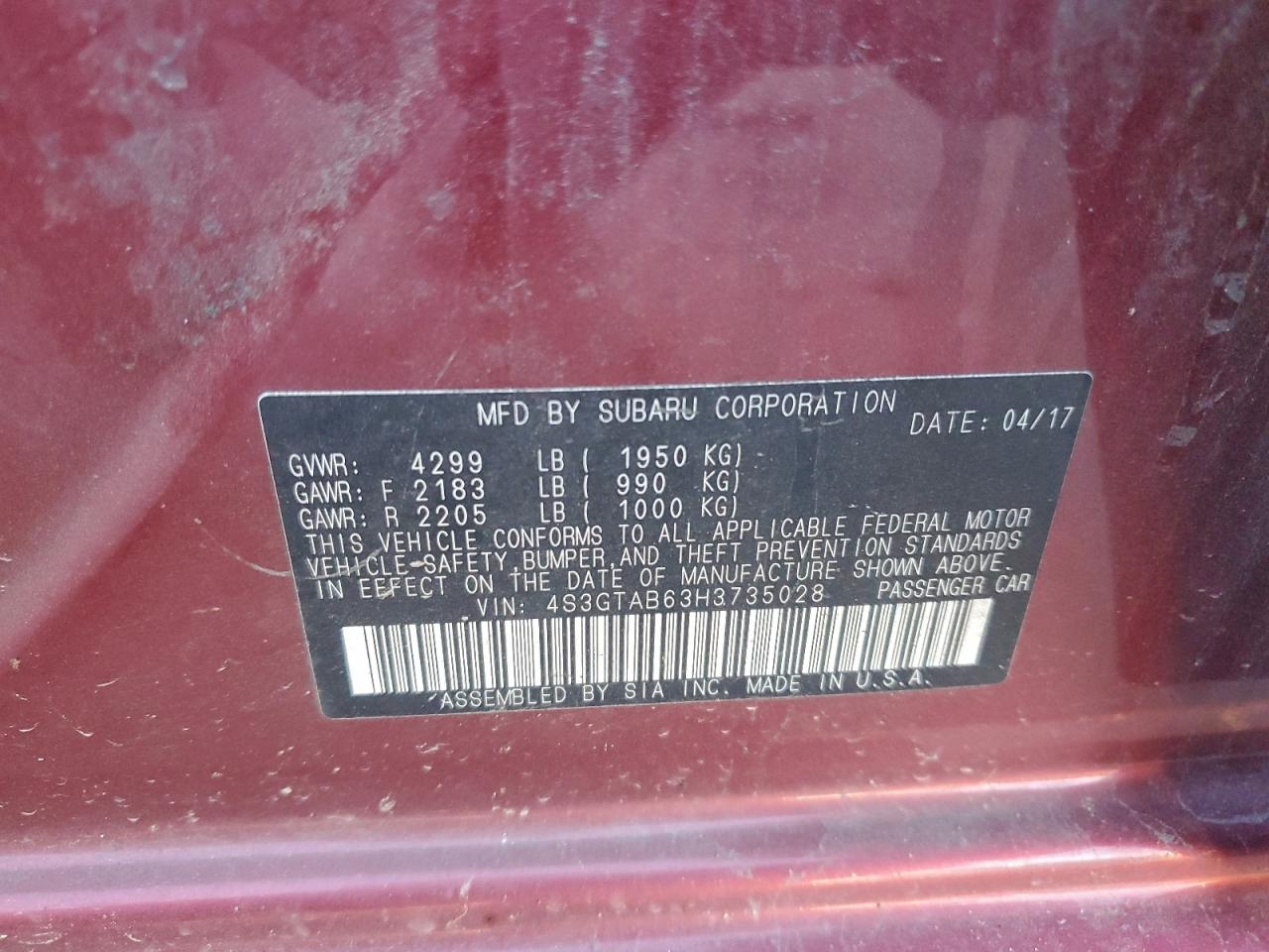 SUBARU IMPREZA PREMIUM