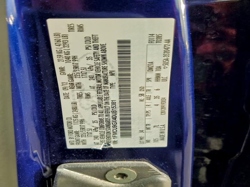 2013 FORD ESCAPE SE #3303619929