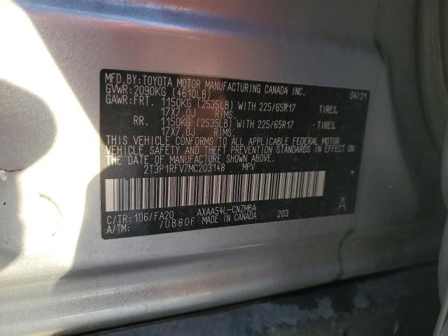 2021 TOYOTA RAV4 XLE #3296279433