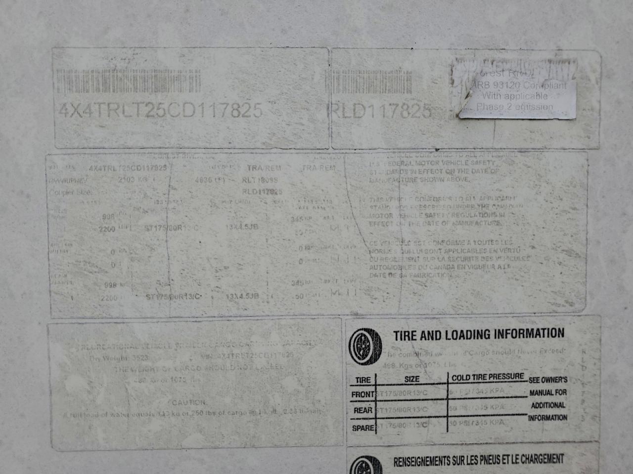 Lot #3312546819 2012 ROCKWOOD ROCKWOOD