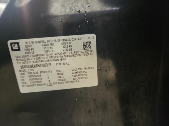 2017 GMC TERRAIN SL - 2GKALNEK6H6186315