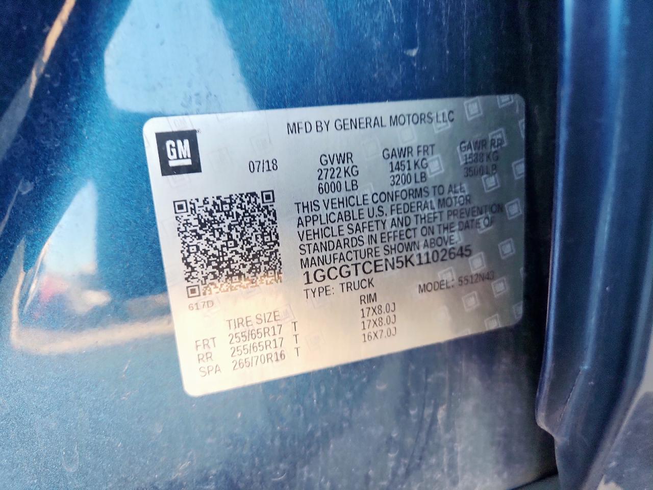 CHEVROLET COLORADO LT