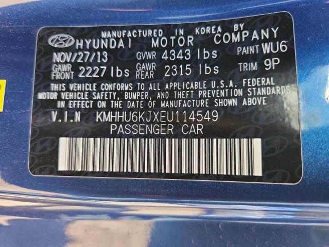 2014 HYUNDAI GENESIS CO - KMHHU6KJXEU114549