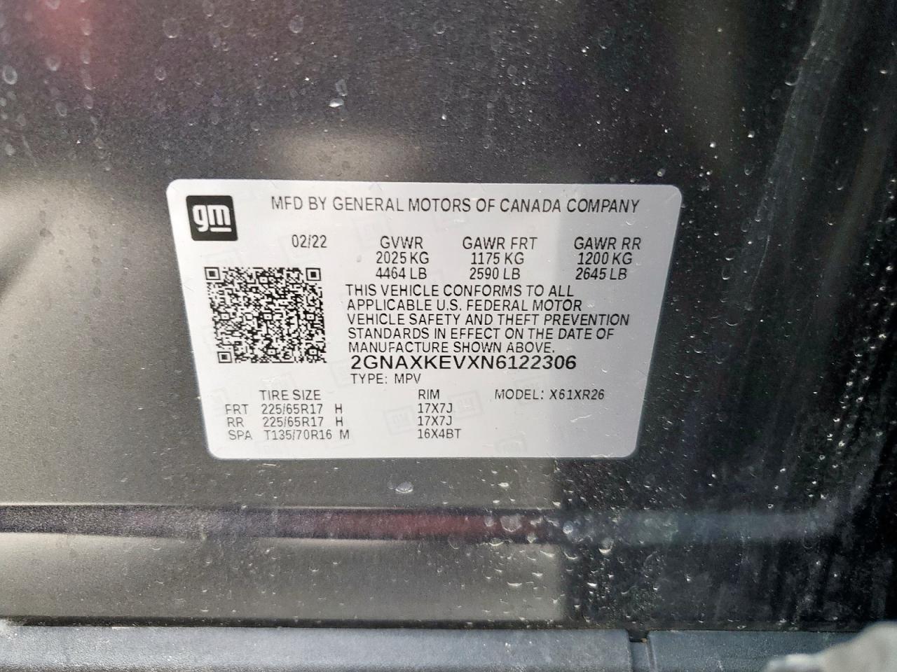 CHEVROLET EQUINOX LT