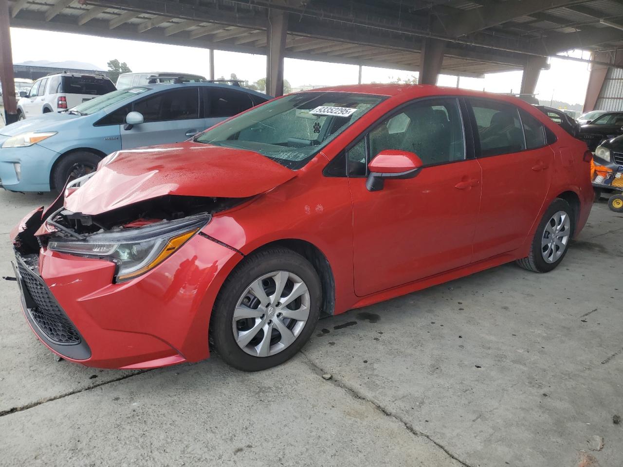 Lot #3319312716 2021 TOYOTA COROLLA LE