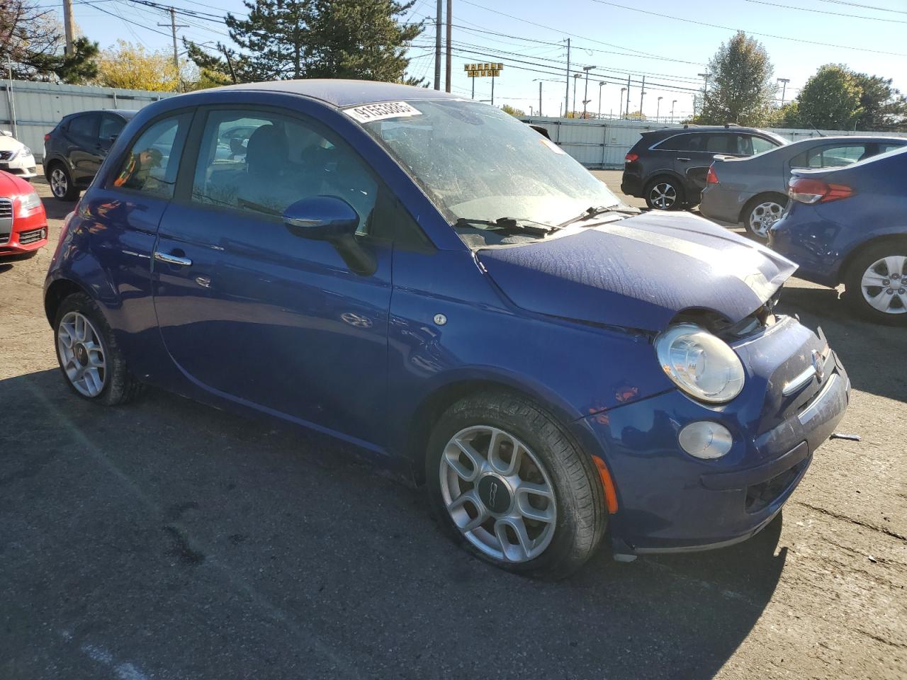 Lot #3309287626 2013 FIAT 500 POP