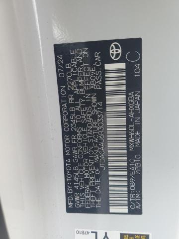 2024 TOYOTA PRIUS LE #3287900281