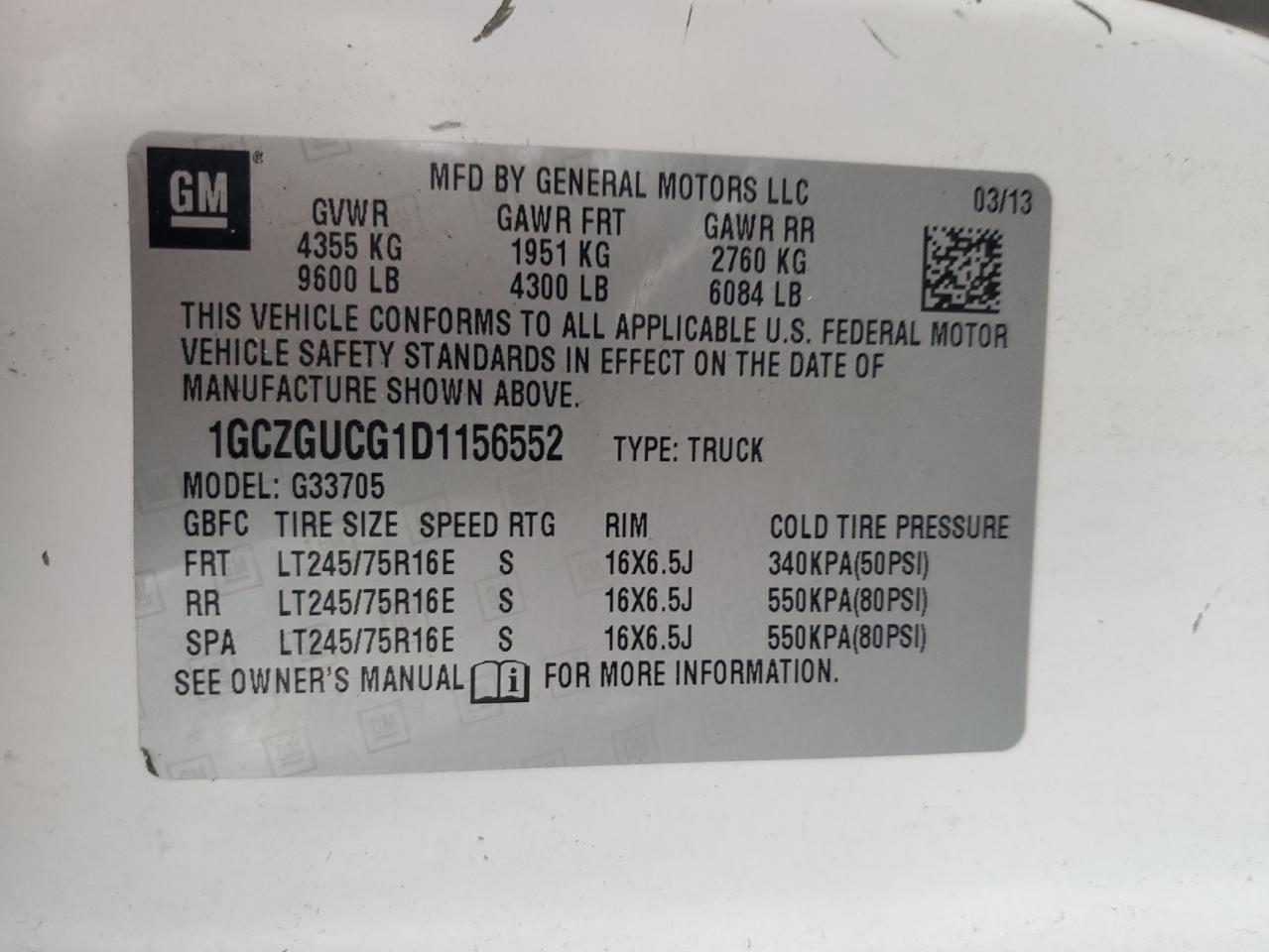 CHEVROLET EXPRESS G3