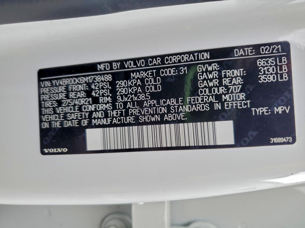 VOLVO XC90 T8 RECHARGE INSCRIPTION EXPRESS