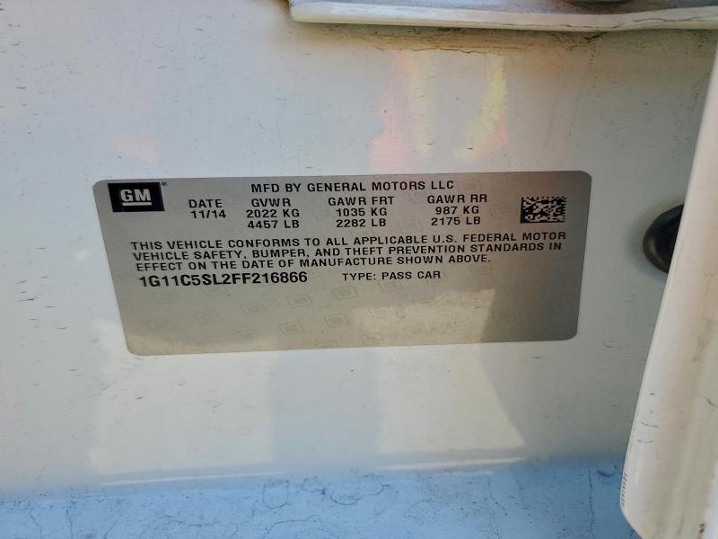 2015 CHEVROLET MALIBU 1LT #3311455240