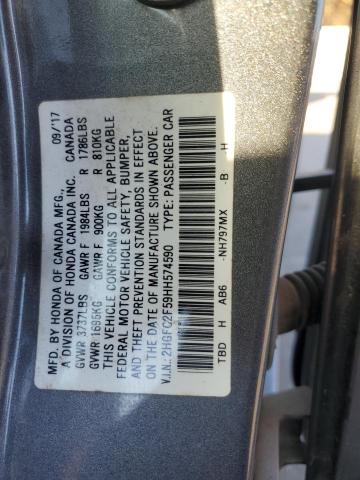 2017 HONDA CIVIC LX #3296251416