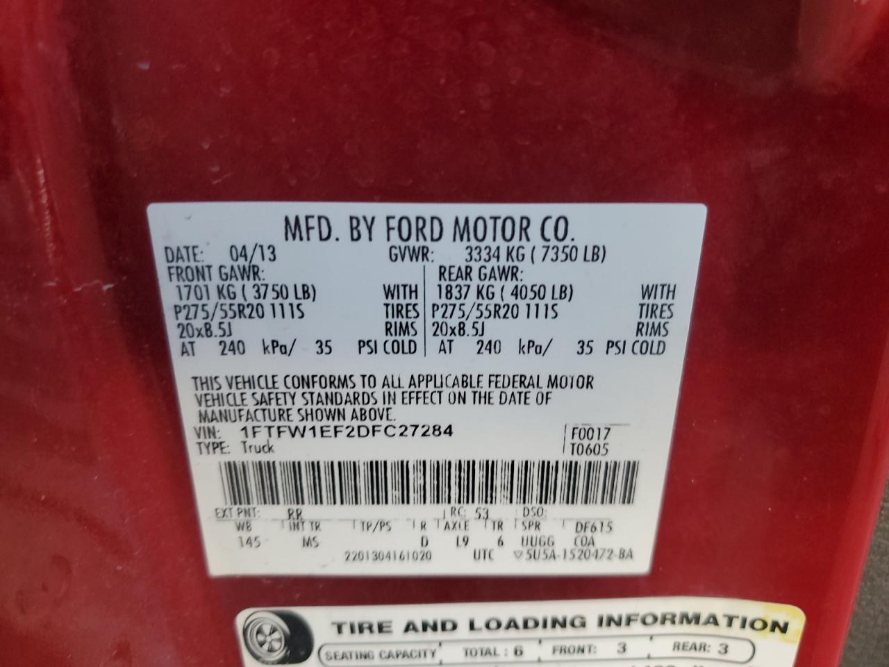 FORD F-150 SUPERCREW