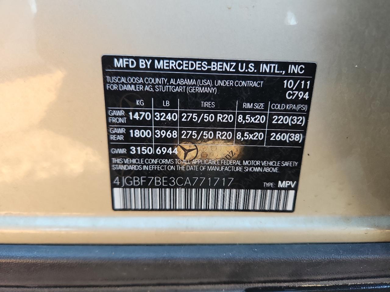 MERCEDES-BENZ GL-CLASS 450 4MATIC