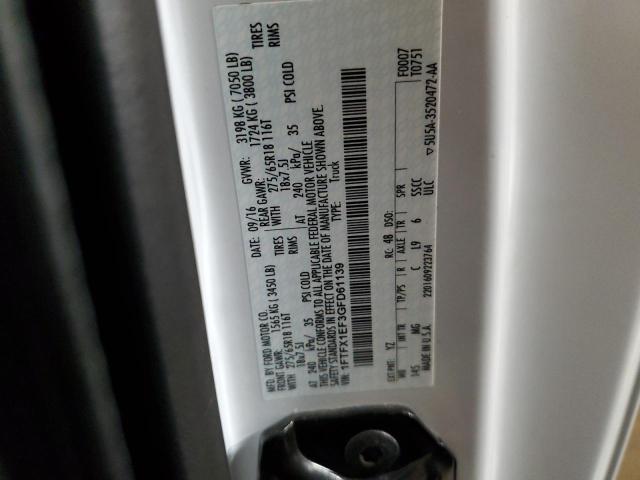 2016 FORD F150 SUPER #3303954736