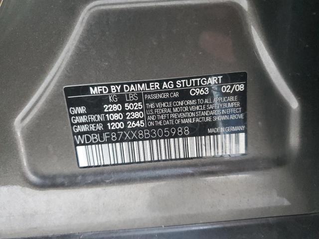 2008 MERCEDES-BENZ E 350 4MAT #3311705237