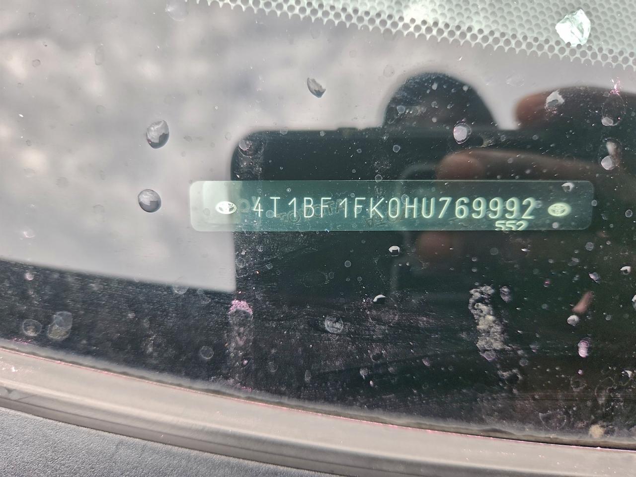 Lot #3302728096 2017 TOYOTA CAMRY LE