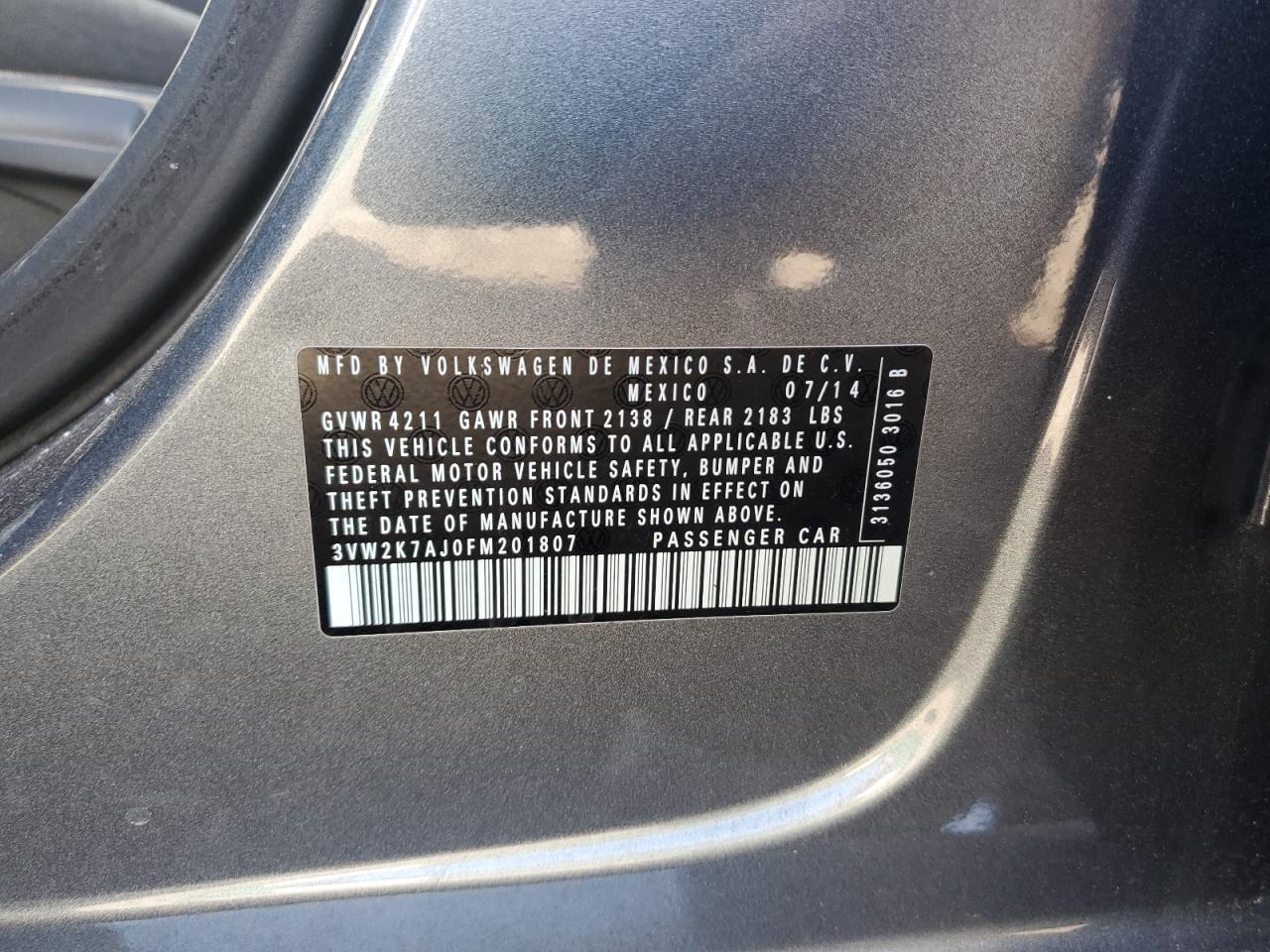 VOLKSWAGEN JETTA BASE