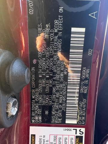 2007 TOYOTA 4RUNNER SR #3292323292