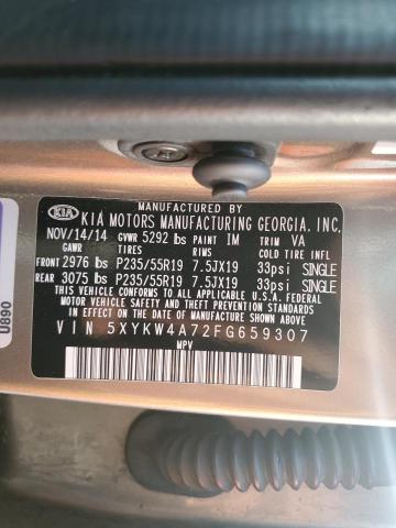 2015 KIA SORENTO SX - 5XYKW4A72FG659307