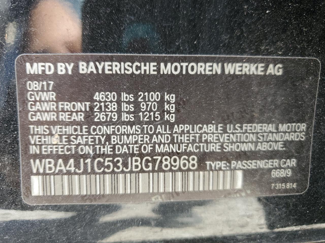 BMW 4 SERIES GRAN COUPE GRAN COUPE