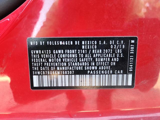 2019 VOLKSWAGEN JETTA S #3302860888