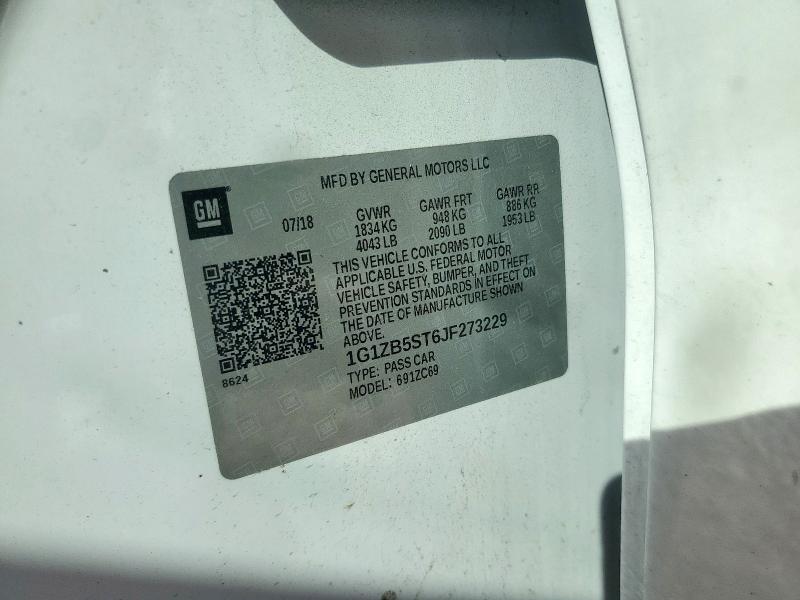 2018 CHEVROLET MALIBU LS #3304966952