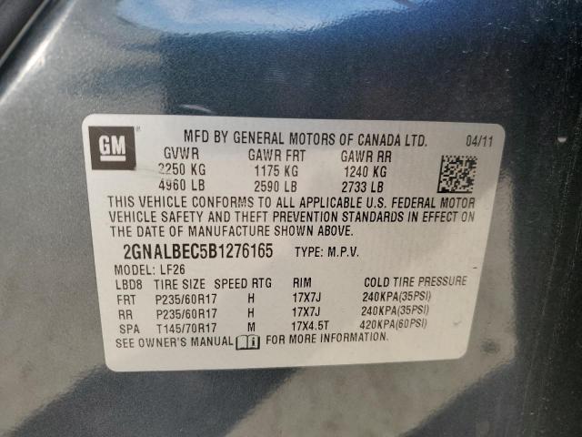 2011 CHEVROLET EQUINOX LS #3302824931