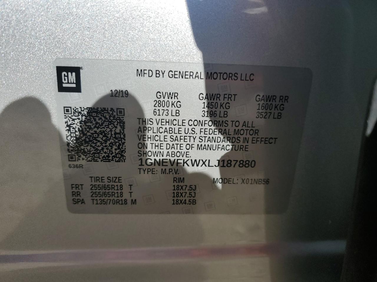 CHEVROLET TRAVERSE LS