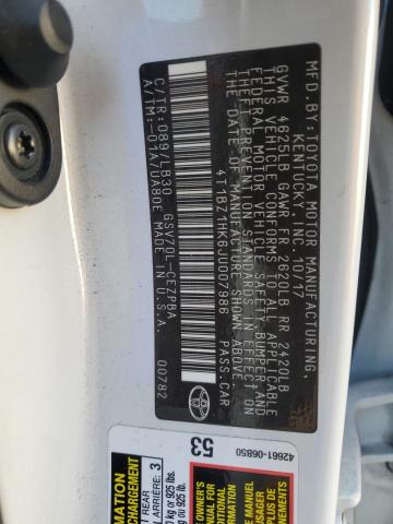 2018 TOYOTA CAMRY XSE #3304653025