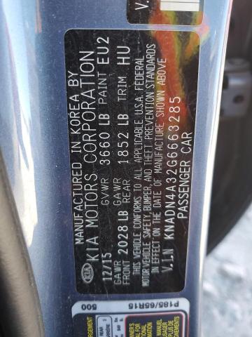 2016 KIA RIO EX - KNADN4A32G6663285