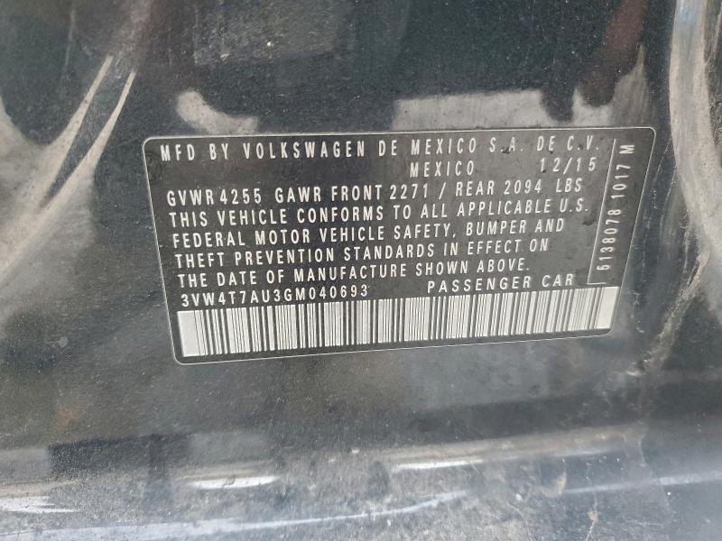 2016 VOLKSWAGEN GTI S/SE #3301650629