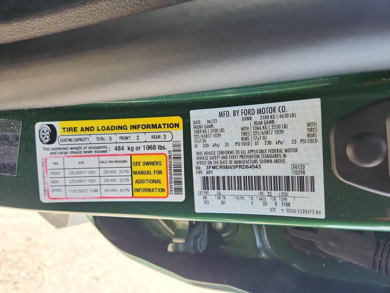 Lot #3302836910 2023 FORD BRONCO SPO