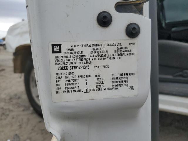 2005 CHEVROLET SILVERADO #3292296291